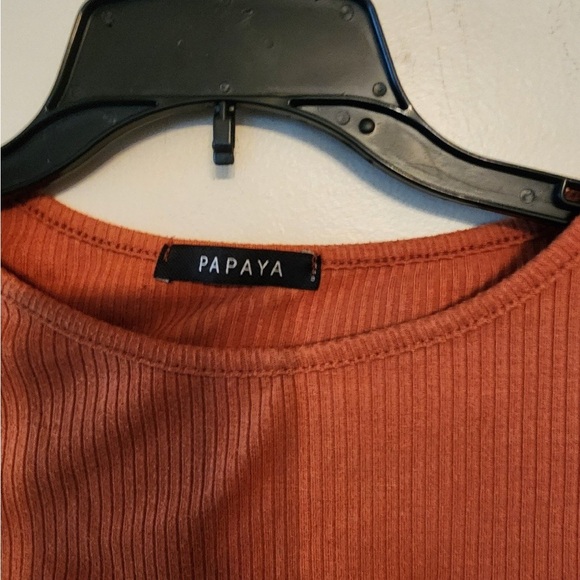 Papaya orange babe crop top size xs - Picture 3 of 3